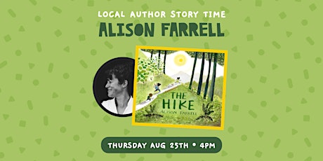 The Hike Story Time with local author Alison Farrell