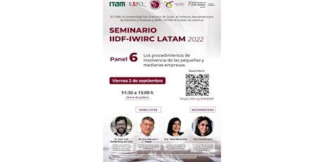 Seminario IIDF-IWIRC Latam: Insolvencia en pequeñas y medianas empresas