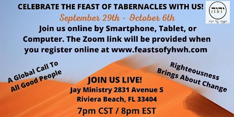 Feast of Tabernacles!!