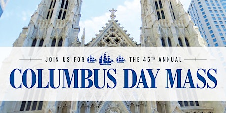 Columbus Day Mass primary image
