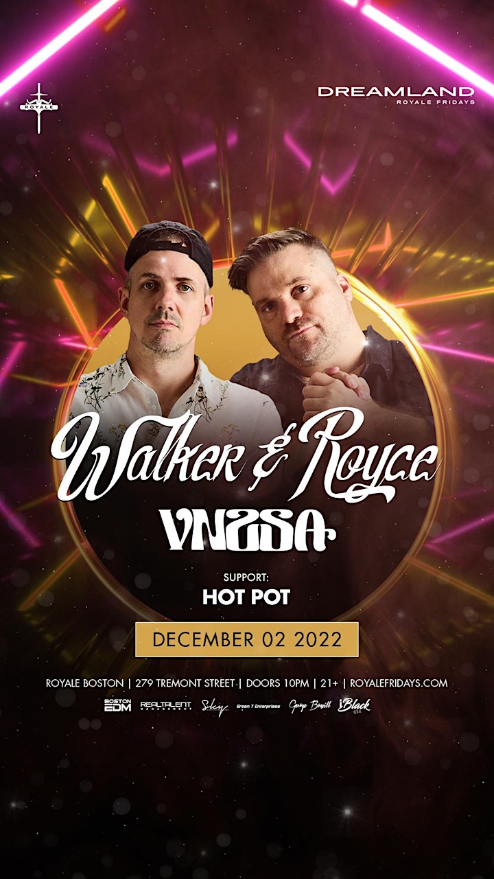 Walker and Royce at Royale | 12.2.22 | 10:00 PM | 21+ image