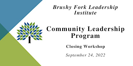 Community Leadership Program Closing Workshop primary image