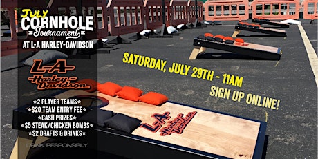 L-A Harley's July Cornhole Tournament primary image