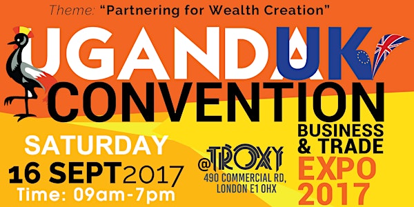 7th Uganda-UK Investment Convention - 16 Sept