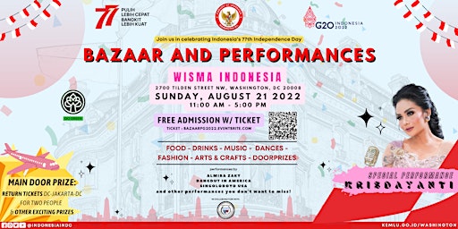 Bazaar & Panggung Gembira HUT  ke-77 RI (Indonesian Bazaar & Performances)