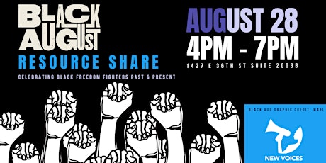 Black August Resource-Share: Celebrating Black Freedom Fighters