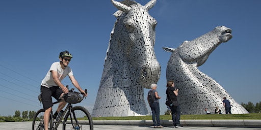 Leisurely guided bike ride West Culross to the Kelpies