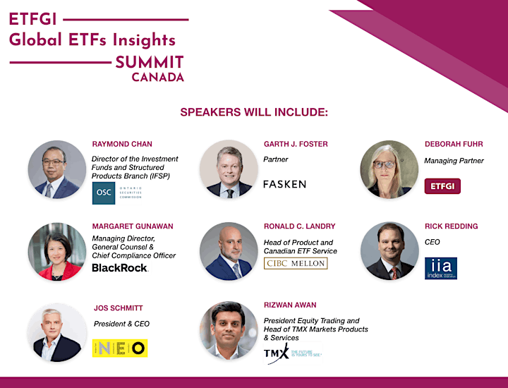4th Annual ETFGI Global ETFs Insights Summit - Canada image