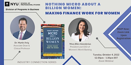 There’s Nothing Micro About a Billion Women: Making Finance Work For Women