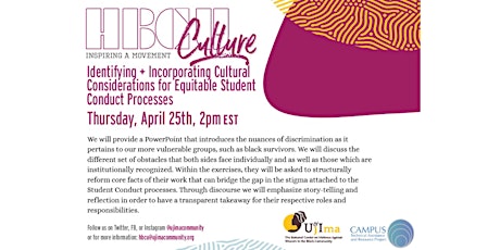 Cultural Considerations for Equitable Student Conduct Processes