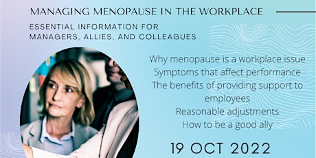 Managing Menopause in the Workplace