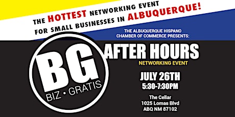 AHCC July Biz Gratis - The Celler Tapas Beer and Wine Bar - Networking Event primary image