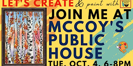 October 4 Paint & Sip at McCoy's Public House - St. Louis Park