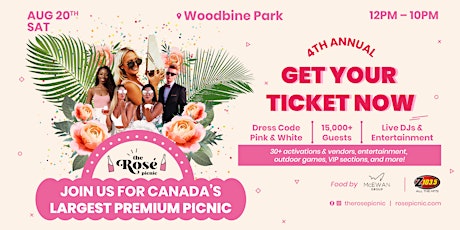 The Rosé Picnic 2022 | VIP Tables, Tents, and Booths