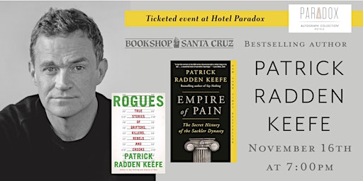 Bookshop Santa Cruz Presents: an evening with Patrick Radden Keefe