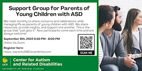 Support Group for Parents of Young Children with ASD #3983