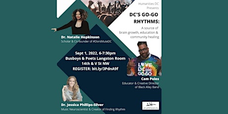 DC's Go-go rhythms:  A source of brain growth, education, community healing