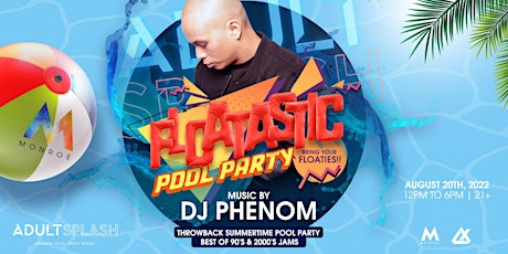 Adult Splash: FLOATASTIC Pool Party at Monroe Rooftop