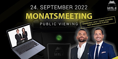 Hauptbild für HYLA MONATSMEETING PUBLIC VIEWING