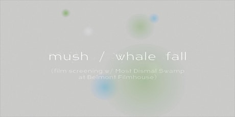 MUSH / Whale Fall (Film Screening w/ Most Dismal Swamp) primary image