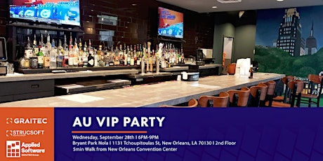 AU VIP Party primary image