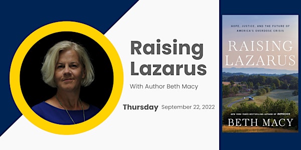 Raising Lazarus with Author Beth Macy