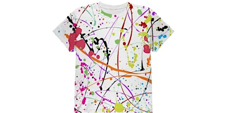 T-Shirt Splatter Painting Class for Teens and Adults