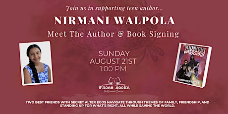 Meet the Author & Book Signing: Midnight Warriors
