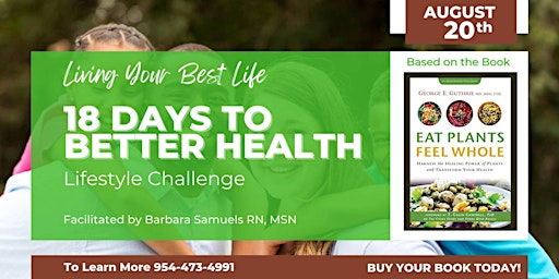 18 Day Challenge to Better Health - KICKOFF