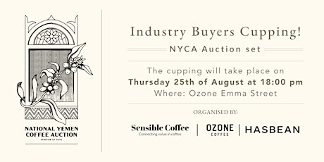 Tasting event for buyers - National Yemen Coffee Auction auction set
