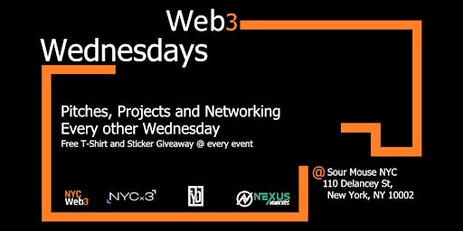 Web3 Wednesday: NFT, Web3, Startup and Crypto Happy Hour (Free giveaways)