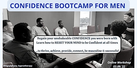 CONFIDENCE BOOTCAMP FOR MEN