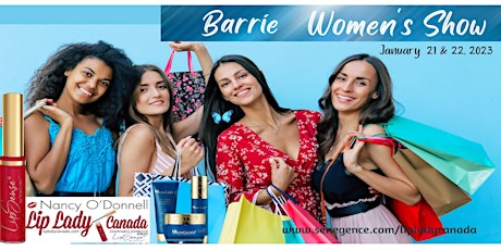 SeneGence Beauty Bar Pop Up Shop at Barrie Women's Show 2023