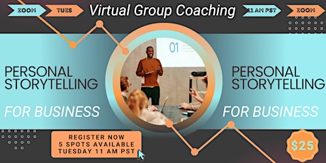 Virtual Personal Storytelling Group Coaching for Business