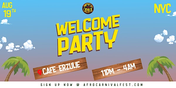 Afro Carnival Welcome Party (NYC)
