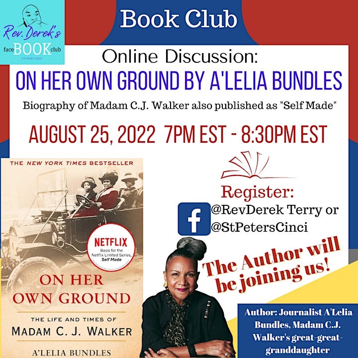 Rev. Derek's Online Book Club: On Her Own Ground With A'Lelia Bundles image