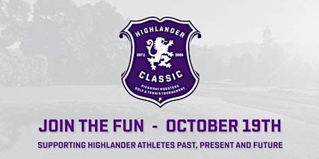 PHS Boosters 10th Annual Highlander Classic Golf & Tennis Tournament 2017 primary image