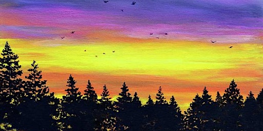 Painting in Pinehaven - Paint and Sip - Pinehaven Sunset