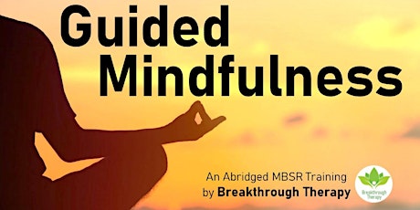 Guided MINDFULNESS Training by Breakthrough Therapy