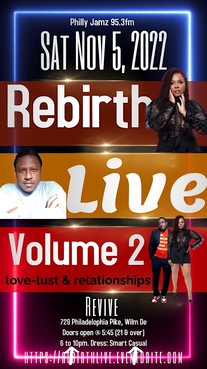 Rebirth LIVE!!!! Presents Love, Lust, & Relationships  Volume 2 image