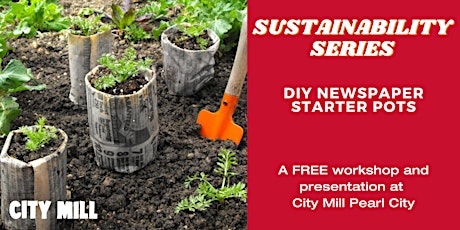 Sustainability Series-DIY Starter Pots from Newspaper