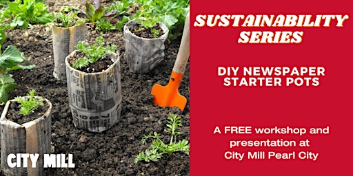 Sustainability Series-DIY Starter Pots from Newspaper