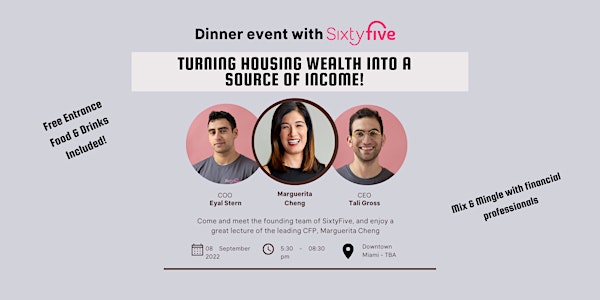 Dinner event with SixtyFive!