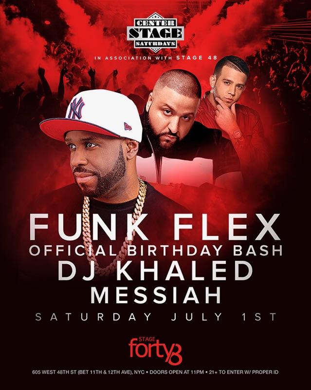 DJ Khaled at Funk Flex's Birthday Bash 