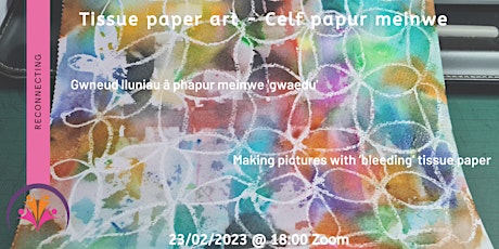 Tissue paper art - Celf papur meinwe
