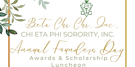 Founder's Day Awards & Scholarship Luncheon