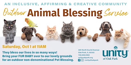 Outdoor Animal Blessing Service