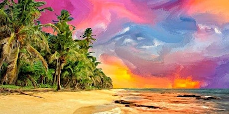 Art class “ Sunrise at the Ocean “