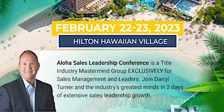 Aloha Title Sales Leadership Summit