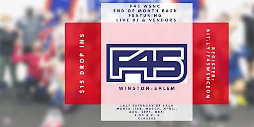 F45 TRAINING WSNC END OF MONTH BASH